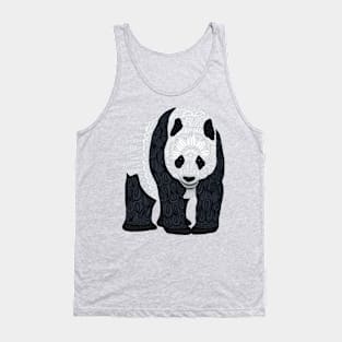 Papa Panda Tank Top